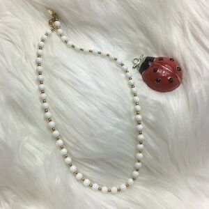 Monet, plastic beads, 16” choker. EUC.